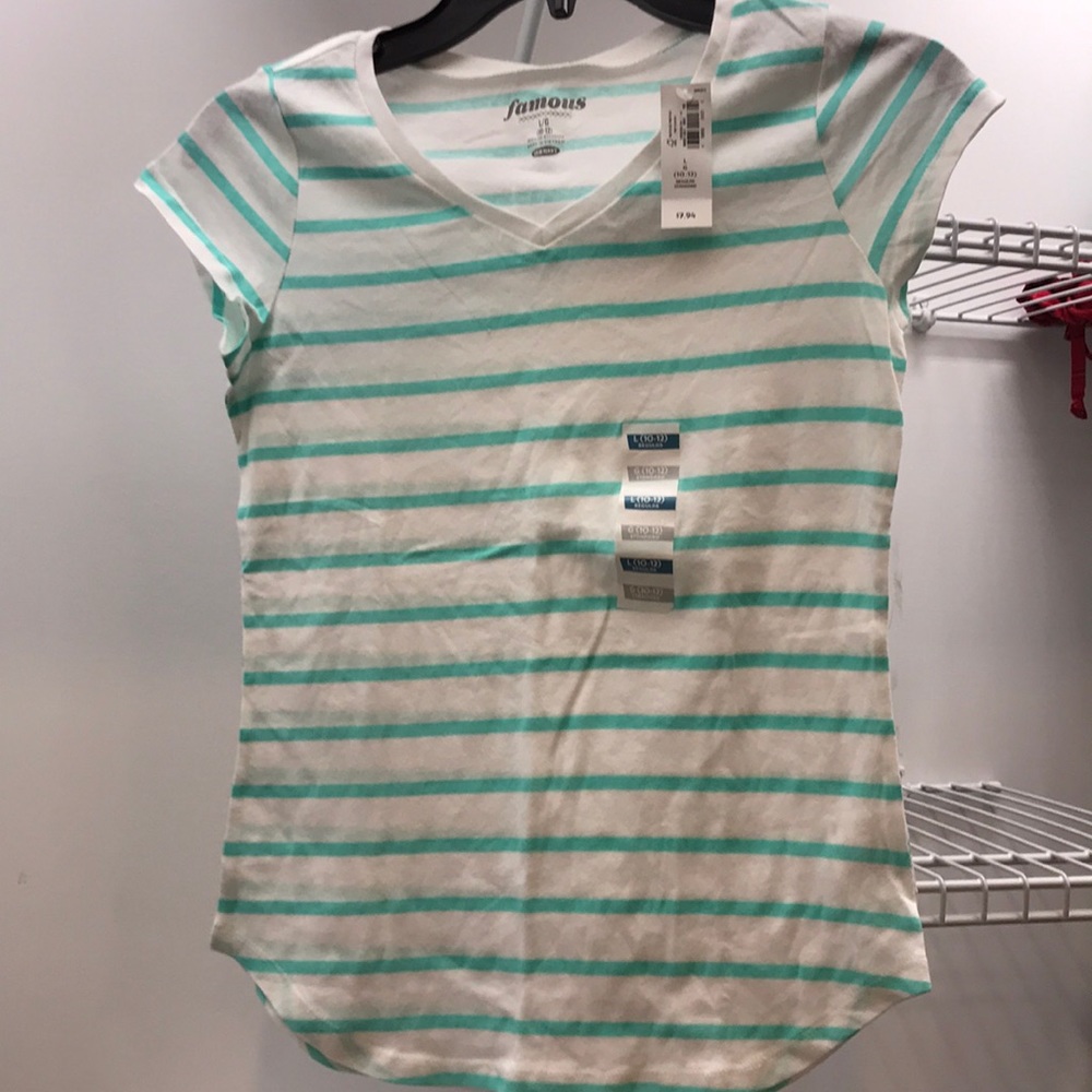 White shirt. Kids